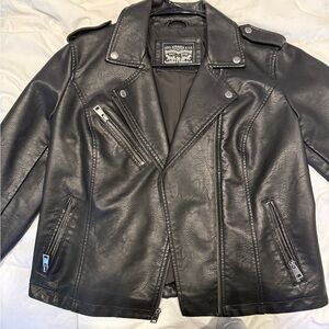 Levi's Women's Classic Black Leather Jacket